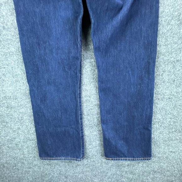 Levis 501 Jeans Mens 36x30 (36x29) Blue Button Up Dark Wash Straight Leg - Picture 7 of 15